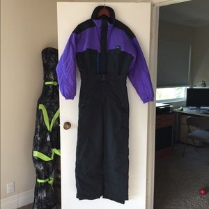 All in one ski suit